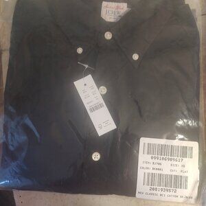 NWT XS J Crew Secret Wash cotton poplin shirt